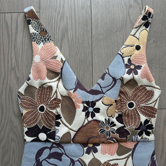 FLOWER PATTERN DRESS - Picture 3 of 3